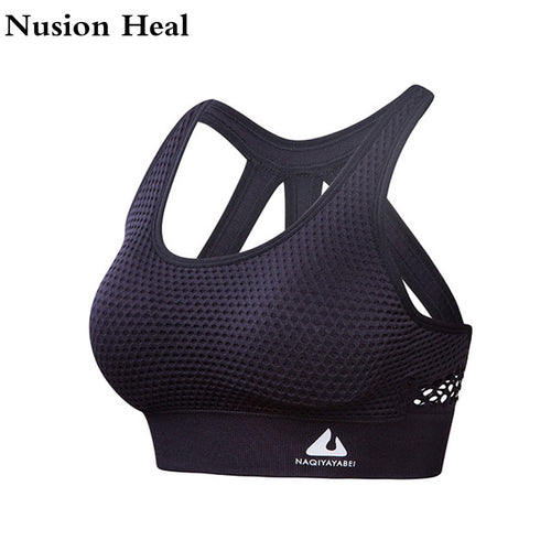 Women Sports Bra Tops High Impact for Fitness Yoga Running Pad Cropped Top SportsWear Tank Yoga Tops Sports Push Up Bra Women