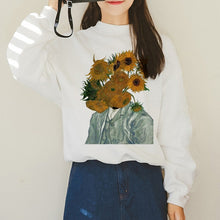 Load image into Gallery viewer, Van Gogh Funny Harajuku Vogue Hoodies Women Autumn Oil Print Warm Aesthetic Ullzang Sweatshirts 90s Van Gone Meme Hoody Female