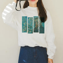 Load image into Gallery viewer, Van Gogh Funny Harajuku Vogue Hoodies Women Autumn Oil Print Warm Aesthetic Ullzang Sweatshirts 90s Van Gone Meme Hoody Female