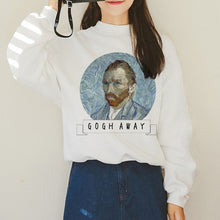 Load image into Gallery viewer, Van Gogh Funny Harajuku Vogue Hoodies Women Autumn Oil Print Warm Aesthetic Ullzang Sweatshirts 90s Van Gone Meme Hoody Female