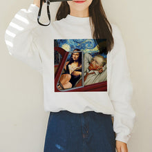 Load image into Gallery viewer, Van Gogh Funny Harajuku Vogue Hoodies Women Autumn Oil Print Warm Aesthetic Ullzang Sweatshirts 90s Van Gone Meme Hoody Female