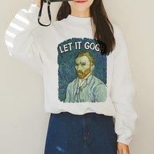 Load image into Gallery viewer, Van Gogh Funny Harajuku Vogue Hoodies Women Autumn Oil Print Warm Aesthetic Ullzang Sweatshirts 90s Van Gone Meme Hoody Female
