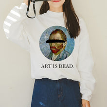 Load image into Gallery viewer, Van Gogh Funny Harajuku Vogue Hoodies Women Autumn Oil Print Warm Aesthetic Ullzang Sweatshirts 90s Van Gone Meme Hoody Female