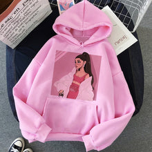 Load image into Gallery viewer, Ariana Grande Thank You Next Harajuku Graphic Hoodie Women 90s Ullzang 7 Rings Funny Sweatshirt Don&#39;t Call Me Angel Hoody Female