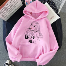 Load image into Gallery viewer, Ariana Grande Thank You Next Harajuku Graphic Hoodie Women 90s Ullzang 7 Rings Funny Sweatshirt Don&#39;t Call Me Angel Hoody Female