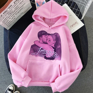 Ariana Grande Thank You Next Harajuku Graphic Hoodie Women 90s Ullzang 7 Rings Funny Sweatshirt Don't Call Me Angel Hoody Female