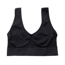 Load image into Gallery viewer, Women Sports Bra Black Skin Plus Size Unlined Seamless Bra Sexy Ultra-Thin Breathable Push Up Lady Underwear Sports Underwear