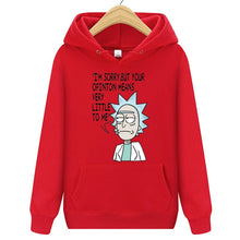 Load image into Gallery viewer, Animation Hoodie Rick And Morty Sweatshirts Men 2018 New Hot Selling Freestyle Mens Rick Morty Casual Tracksuit Unisex